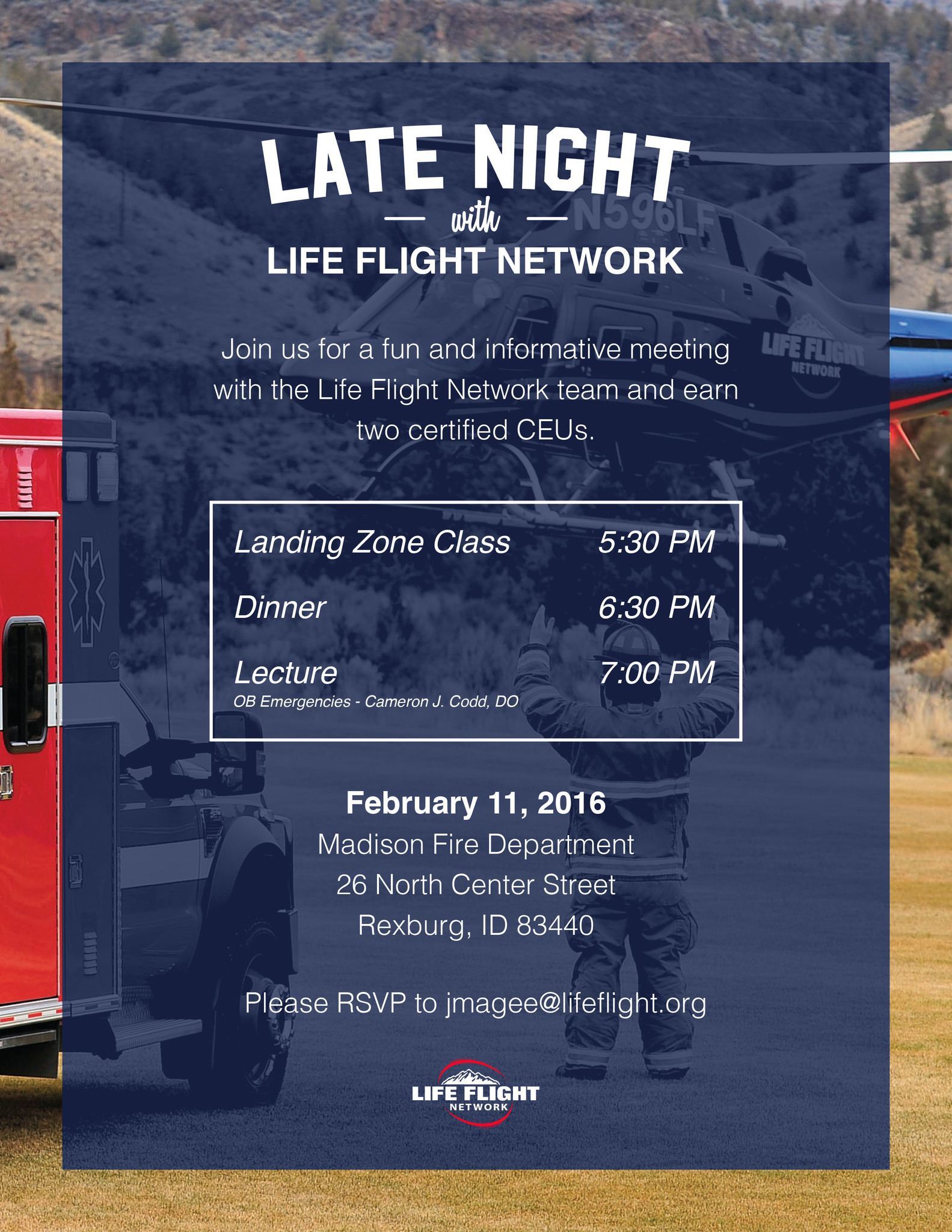 Late Night With Life Flight Network: Rexburg