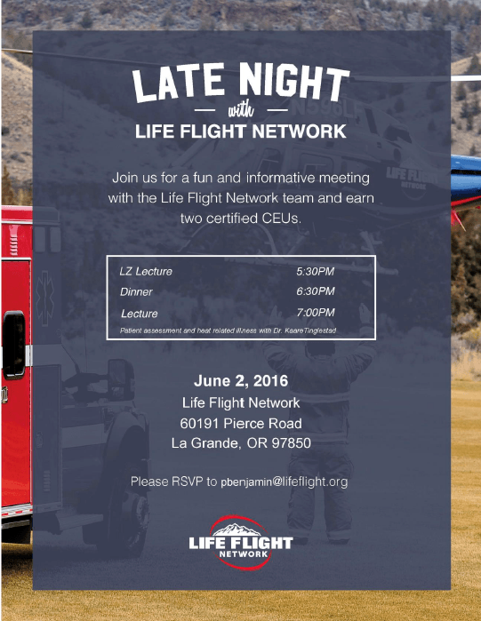 Late Night with Life Flight Network